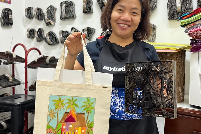 Batik Bag Painting Workshop by myBatik - Making a Malaysian souvenir with your own hands