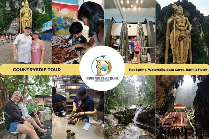 Batu Caves & Putrajaya Highlights: Landmarks & Botanical Garden - Putra Mosque and Perdana Putra show the civic center