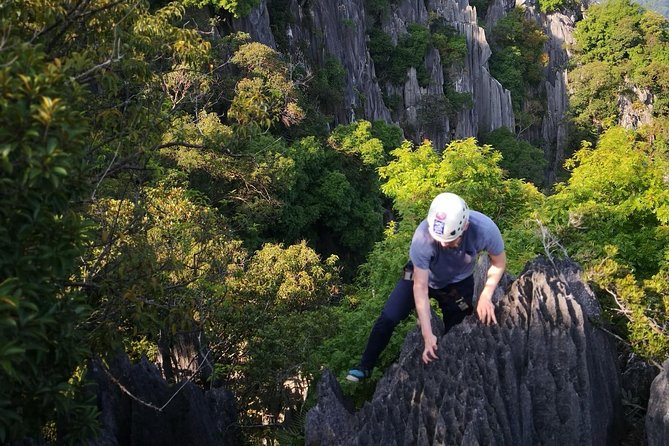Climb and Abseiling Hidden Pinnacles of Takun - The 30-minute jungle approach