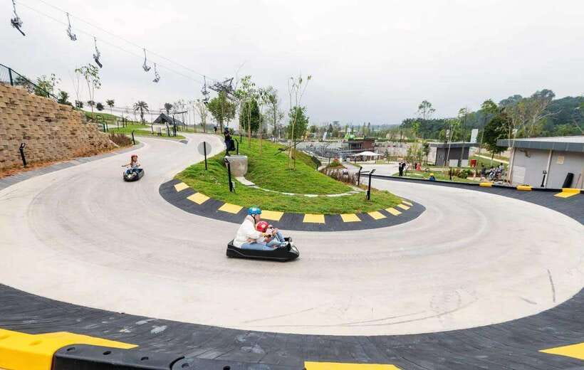 Kuala Lumpur: Skyline Luge Admission Ticket - The Skyride begins with rainforest views