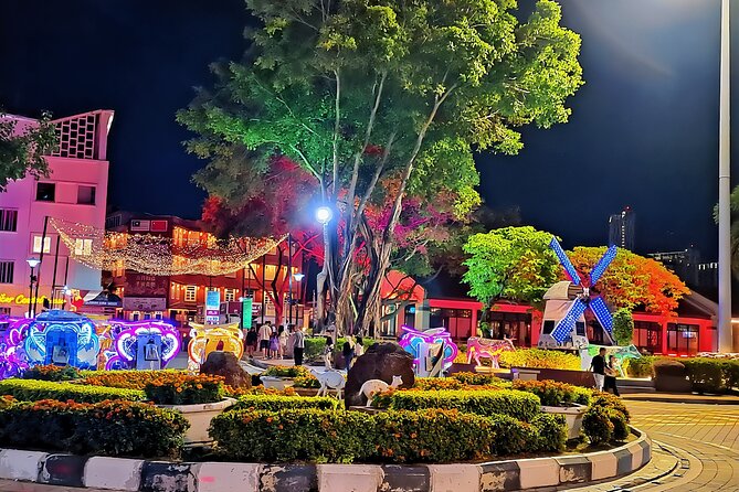 Malacca Night Tour with River Cruise & Trishaw Ride from KL (SIC) - Dutch Square delivers Malacca’s postcard view