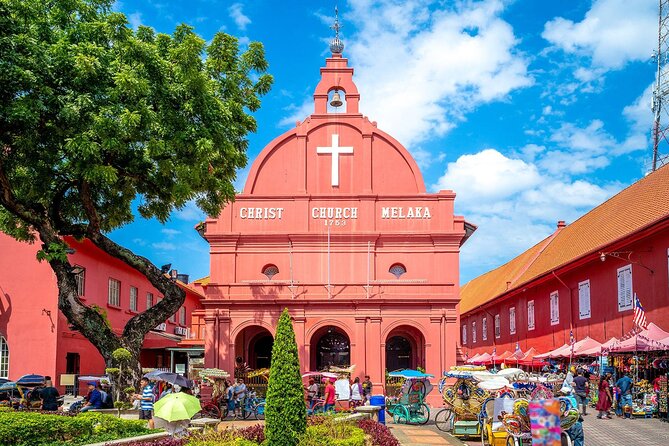 Malacca UNESCO "World Heritage Site" Day Trip with Lunch from KL - Dutch Square and its red-painted landmarks