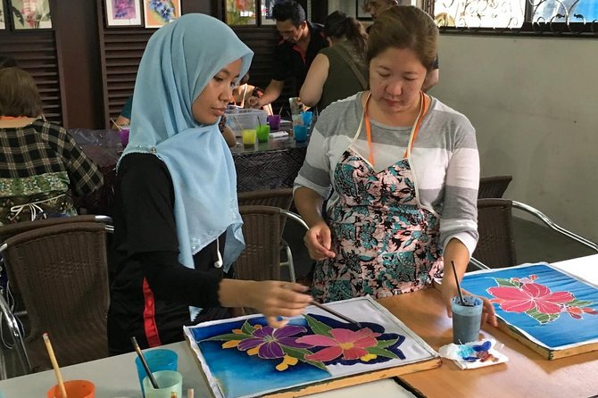Malaysian Batik Experience-Handkerchief - Painting with fabric dyes and custom colors