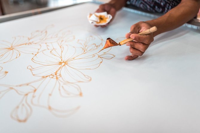 Malaysian Batik Experience-Handkerchief - Sketching your design without art-school pressure