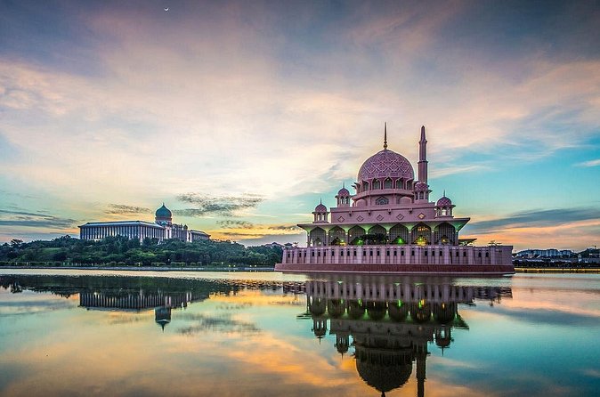 Putrajaya Tour with Traditional Boat Cruise & Pink Mosque (Private) - The convention center and a wider view of Putrajaya